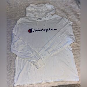 EUC-Men’s Long Sleeve Hooded Jersey Tee
Size: XL